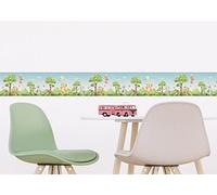 AG Design Cenefa autoadhesiva de pared para habitación infantil, 9,7 x 500 cm, AWBD 8128-006