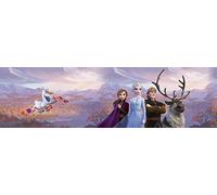 AG Design Elsa - Cenefa Decorativa de Pared para habitación Infantil (5 m x 10 cm), diseño de Frozen 2, diseño de Frozen 2, 0,1 m, Multicolor