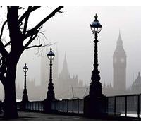 AG Design - Mural fotográfico para la Pared - No Tejido - Londres mágico - Papel Pintado fotográfico - Póster Gigante de Pared - 360 x 270 cm - 4 Partes - FTNXXL 0307