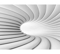 AG Design - Mural fotográfico para la Pared - No Tejido - Túnel Blanco Creativo - Papel Pintado fotográfico - Póster Gigante de Pared - 360 x 270 cm - 4 Partes - FTNXXL 2417