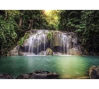 AG Design - Mural fotográfico para la Pared - Papel - Cascada - Papel Pintado fotográfico - Póster Gigante de Pared - 360x254 cm - 4 Partes - FTS 1323