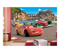 AG Design - Mural fotográfico para la Pared - Papel Kids Disney - Disney Cars - Papel Pintado fotográfico - Póster Gigante de Pared - 360 x 254 cm - 4 Partes - FTD 2221