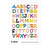AG Design Pared Pegatinas K 0810 Alfabeto