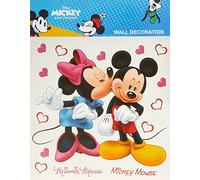 AG Design - Pegatinas para la Pared Disney - Autoadhesivo - Disney Mickey Mouse - Vilino Decorativo - 30 x 30 cm, 1 Parte - DKs 1085