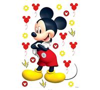 AG Design - Pegatinas para la Pared Disney - Autoadhesivo - Disney Mickey Mouse - Vilino Decorativo - 42,5 x 65 cm, 1 Parte - DK 1725