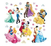 AG Design - Pegatinas para la Pared Disney - Autoadhesivo - Princesas Disney Disney - Vilino Decorativo - 30 x 30 cm, 1 Parte - DKs 1081