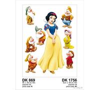 AG Design - Pegatinas para la Pared Disney - Autoadhesivo - Princesas Disney - Vilino Decorativo - 65 x 85 cm, 1 Parte - DK 869