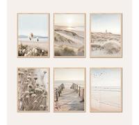 AG Design® SET DE DOBLE CARA de 3 Pósteres y Láminas de Pampas | 3 uds x 30 x 42 cm | Para Dormitorio, Sala de Estar, Cocina y Oficina | Sin Marco | AP3 351492