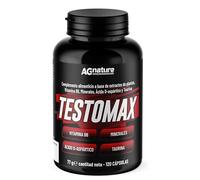 AG nature Testosterona Hombre Aumento Masa Muscular x Gimnasio 120 Cápsulas | Suplemento Fuerte Energizante con Maca Peruana, Magnesio, Zinc y Vitamina B6