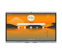 AG Neovo Pizarra inteligente de 75 pulgadas con cámara y micrófono, pizarra blanca interactiva certificada por Google EDLA para negocios, Android 13, uso compartido de pantalla inalámbrico, pizarra