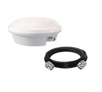 AG30 GNSS Antena de encuesta FullBand GPS Receptor de satélite con cable de 5 m para aplicaciones de navegación y posicionamiento precisas, incluyendo BeiDou 2 bandas GPS GLONASS L1 L2 (TNC-TNC)