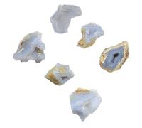 AGA AZUL AGATE RURA - Geode Druzy Druzy, de Crystal sin cortar | mineral irregular, suministro de colgante hecho a mano, decoración de energía curativa, accesorio de material de fabri