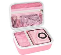 Againmore Bolsa de cámara para niños compatible con GREENKINDER/para Uleway/for Gofunly/para cámara digital NUOTUN. Caja de almacenamiento para cámara instantánea, rosa, No