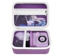 Againmore Bolsa de cámara para niños compatible con GreenKINDER/Uleway/para Gofunly/for NUOTUN Cámara Digital. Caja de almacenamiento de cámara instantánea, Púrpura, Średni, no