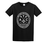 Against The Current We Are The Outsiders Gravity Hip Hop Men's T-Shirt Unisex Black Cotton Print tee Shirts XXL