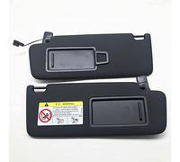 AGALUS Visera Parasol Interior para Golf 7 MK7 Jetta Passat B8 CC T-Cross T-Roc E-Golf 2013-2021, Delantero Parabrisas Protección Solar Coche Izquierdo Derecho Lado, Black-Left
