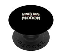 Agarra Culo Moron Divertido Sátira Política Retro Patriótico PopSockets PopGrip Adhesivo