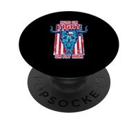 Agarra un Muslo o Vuela Alto, Divertido Rodeo Vintage de Monta de toros PopSockets PopGrip Adhesivo