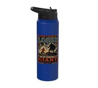 Agarra un perdedor de piedra David Goliath Funny Christian Stainless Steel Insulated Water Bottle
