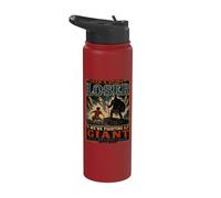 Agarra un perdedor de piedra David Goliath Funny Christian Stainless Steel Insulated Water Bottle