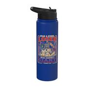 Agarra un perdedor de piedra David Goliath Funny Christian Stainless Steel Insulated Water Bottle