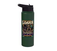 Agarra un perdedor de piedra David Goliath Funny Christian Stainless Steel Insulated Water Bottle