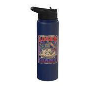 Agarra un perdedor de piedra David Goliath Funny Christian Stainless Steel Insulated Water Bottle