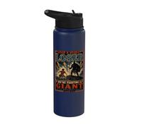 Agarra un perdedor de piedra David Goliath Funny Christian Stainless Steel Insulated Water Bottle