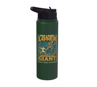 Agarra un perdedor de piedra David Goliath Funny Christian Stainless Steel Insulated Water Bottle
