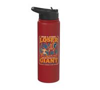 Agarra un perdedor de piedra David Goliath Funny Christian Stainless Steel Insulated Water Bottle