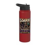 Agarra un perdedor de piedra David Goliath Funny Christian Stainless Steel Insulated Water Bottle