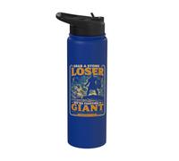 Agarra un perdedor de piedra David Goliath Funny Christian Stainless Steel Insulated Water Bottle