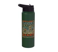 Agarra un perdedor de piedra David Goliath Funny Christian Stainless Steel Insulated Water Bottle