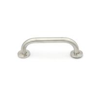Agarraderas Baño para Mayores 2pc 20cm Silver Stainless Steel Toilet Support Handle for Bathroom, Shower, and Tub - Ideal for Enhanced Stability in Mobility-Challenged Environments
