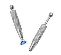 Agarrador de bolas perforadoras 5 Pinzas Profesionales De Acero Inoxidable For Recoger Joyas, Cuentas, Diamantes, Gemas, Agarre, 4 Garras