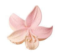 Agarrador de con forma de pétalo mate, accesorios para cabello en la parte posterior de la cabeza para peinado diario, salidas, vestimenta casual, rutinas de la mañana Clip de garra floral de
