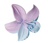 Agarrador de con forma de pétalo mate, accesorios para cabello en la parte posterior de la cabeza para peinado diario, salidas, vestimenta casual, rutinas de la mañana Clip de garra floral de