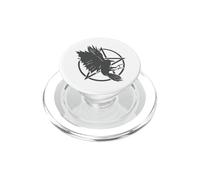 agarrando Cuervo agarrando Pájaro Cuervo PopSockets PopGrip para MagSafe