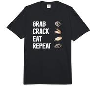 Agarrar Grieta Comer Repetir Divertido Semilla Girasol Comfort Colors Adult Heavyweight T-Shirt