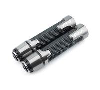 Agarre 1 Par Para Yamaha FZ6R FZ6S FZ6N FZ6 Fazer FZ 6 R S N 7/8 "22mm Empuñaduras De Mano Para Manillar De Motocicleta Accesorios De Tapa De Enchufe cubierta del manillar(Titanium)