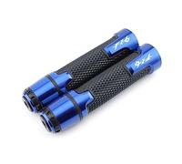 Agarre 1 Par Para Yamaha FZ6R FZ6S FZ6N FZ6 Fazer FZ 6 R S N 7/8 "22mm Empuñaduras De Mano Para Manillar De Motocicleta Accesorios De Tapa De Enchufe cubierta del manillar(Blue)