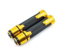 Agarre 1 Par Para Yamaha FZ6R FZ6S FZ6N FZ6 Fazer FZ 6 R S N 7/8 "22mm Empuñaduras De Mano Para Manillar De Motocicleta Accesorios De Tapa De Enchufe cubierta del manillar(Gold)
