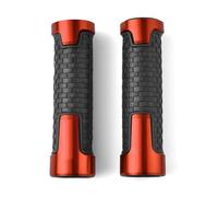 Agarre 2021 Para CBR600RR Empuñaduras De Manillar Antideslizantes Para Motocicleta Empuñaduras De Barra De Mano CNC De Acelerador Todos Los Años cubierta del manillar(Orange)