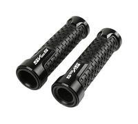 Agarre 7/8 '' 22 Mm Cubierta Del Manillar De La Motocicleta Tapón Del Extremo Del Manillar Para Suzuki SV1000 SV1000S 2003-2016 2004 2005 2006 2007 cubierta del manillar(Black)