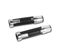 Agarre 7/8 ''22mm Accesorios De Motocicleta Empuñadura De Manillar Empuñadura Para Yamaha YZF R1 R3 R6 R15 R25 R125 YZFR1 / R1M / R1S cubierta del manillar(Silver)