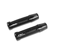 Agarre 7/8 ''22mm Accesorios De Motocicleta Empuñadura De Manillar Empuñadura Para Yamaha YZF R1 R3 R6 R15 R25 R125 YZFR1 / R1M / R1S cubierta del manillar(Black)