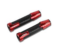 Agarre 7/8 ''22mm Accesorios De Motocicleta Empuñadura De Manillar Empuñadura Para Yamaha YZF R1 R3 R6 R15 R25 R125 YZFR1 / R1M / R1S cubierta del manillar(Red)