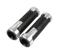 Agarre Accesorios Para Motocicleta 7/8 "22mm CNC Antideslizante Manillar Manillar Barra Final Manillar Para KYMCO AK550 AK 550 ABS 2017-2019 cubierta del manillar(Silver)