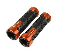 Agarre Accesorios Para Motocicleta 7/8 "22mm CNC Antideslizante Manillar Manillar Barra Final Manillar Para KYMCO AK550 AK 550 ABS 2017-2019 cubierta del manillar(Orange)