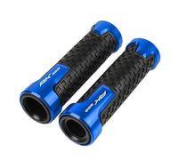 Agarre Accesorios Para Motocicleta 7/8 "22mm CNC Antideslizante Manillar Manillar Barra Final Manillar Para KYMCO AK550 AK 550 ABS 2017-2019 cubierta del manillar(Blue)
